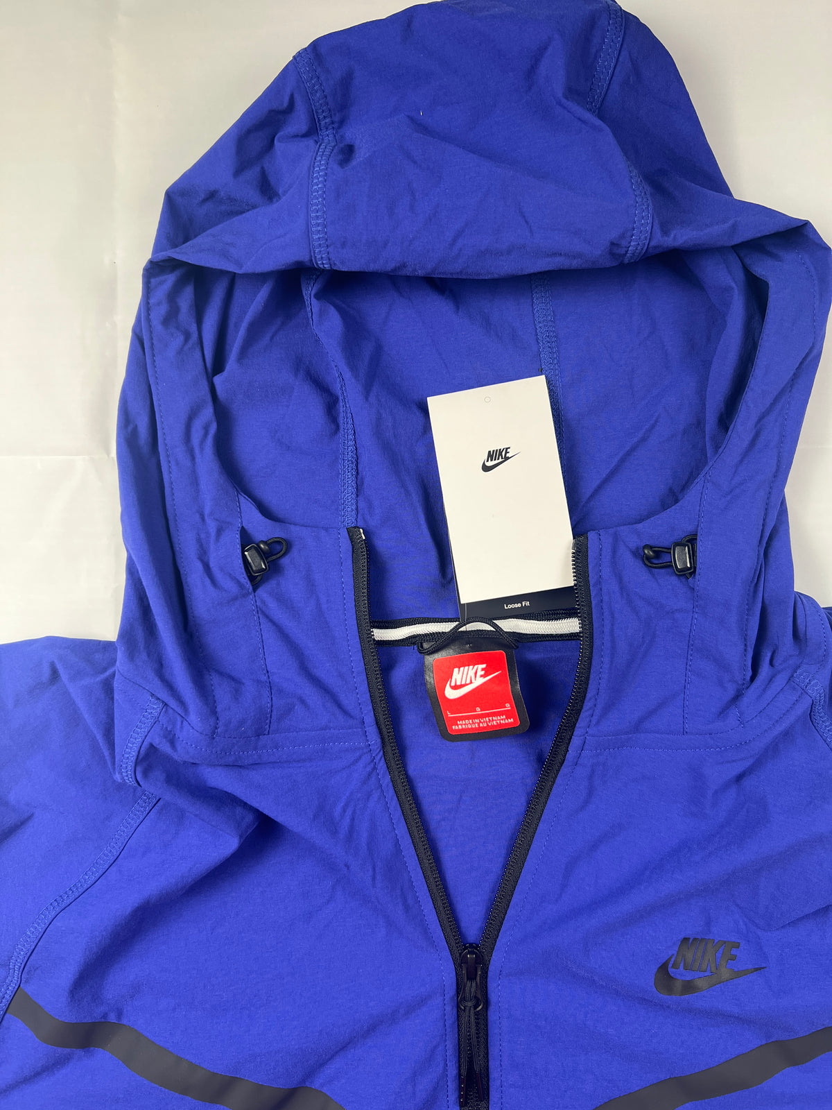 Nike Tech Fleece Woven Full-Zip Hoodie "Royal Blue" – Brand New with Tags